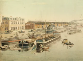Der Canal Saint-Martin (Detail)